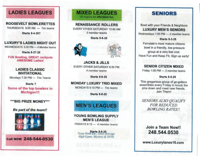 2025 fall leagues
